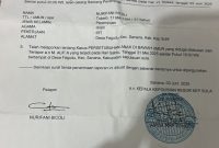 Laporan Polisi (LP) yang Dibuat Orang Tua Angkat Korban
